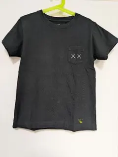 ブラック Tシャツ ポケット付き