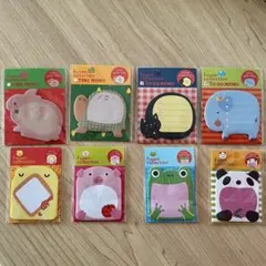 新品 付箋 動物 8種類デザイン