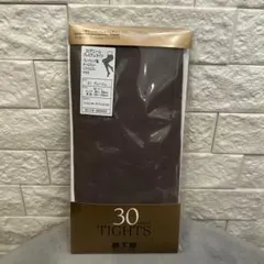 【新品 21グレージュ】靴下屋30デニール プレミアムタイツ M-L