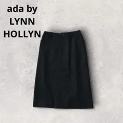 タイトスカート バックスリット ウール ブラック 秋冬 オフィスカジュアル