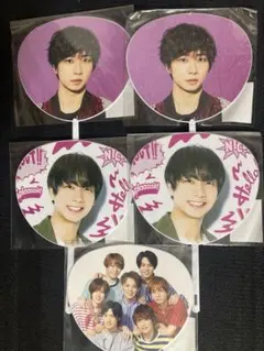 TravisJapan 中村海斗　ミニうちわ　5点セット