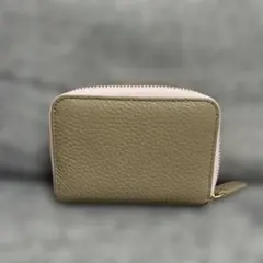 ミニ財布 グレージュ×サクラピンクのサムネイル