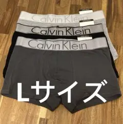 CalvinKlein カルバンクラインツルツルLサイズ3枚ボクサーパンツ　W