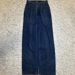 ★90s ポロ ラルフローレン ツータック デニム スラックス パンツ 美品のサムネイル