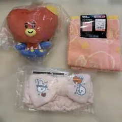 BT21 TATA ぬいぐるみ・タオル・ヘアバンドセット