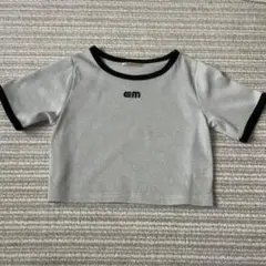 【12/31までの出品】ems 半袖Tシャツ クロップ丈のサムネイル