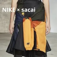 ナイキ　NIKE × sacai サカイ　コラボ　ドッキングスカート　Lサイズのサムネイル