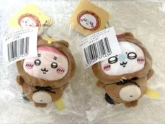 ちいかわ　たぬきだもんくじ　C賞マスコット モモンガ＆古本屋（カニちゃん）