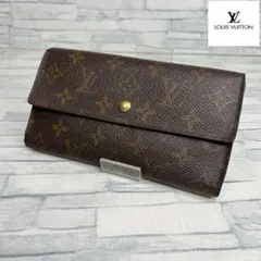 極美品60 LOUIS VUITTON ルイヴィトン長財布　二つ折り財布　ts6のサムネイル