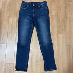 【無印良品】 デニム ジーンズ スリムストレート パンツ　W25 63.5㎝