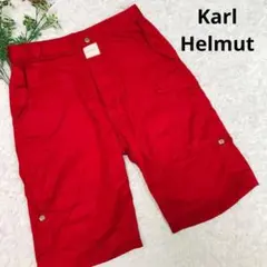 Karl Helmut メンズ　ハーフパンツ　半ズボン　S 赤 ショートのサムネイル