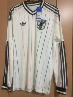 サッカー 日本代表 アウェイ レプリカ ユニフォーム 長袖 2XL おまけ付