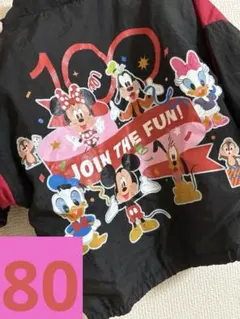 ディズニー 100周年 ウィンドブレーカー キッズ　80 ディズニー　ミッキー