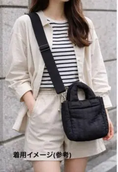 niko and 2WAY バッグ 黒 ブラックショルダーハンドバック