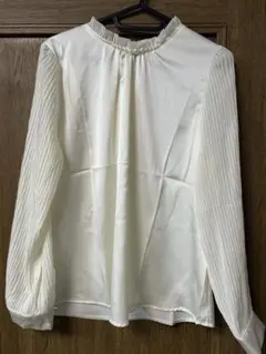 【最終お値下】フリルカラーハイネックフォーマルブラウス