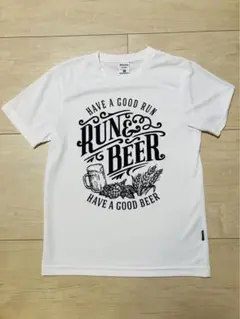 【新品】 Runtrip Run&Beer DRY Ｔシャツ 白