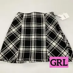 【新品】　GRL グレイル　チェック柄　バックリボンスカート＃2167