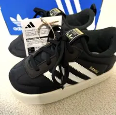 【新品未使用】 サンバ　15cm アディダス SAMBA 黒 ブラック キッズ
