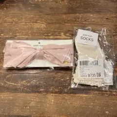 petit main ヘアバンド ソックスセット