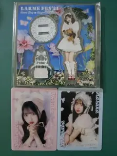 LARME 桜庭遥花 アクスタ クリアカード2枚 CUTIESTREET