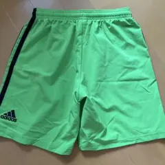 adidas 蛍光グリーン ショートパンツ M