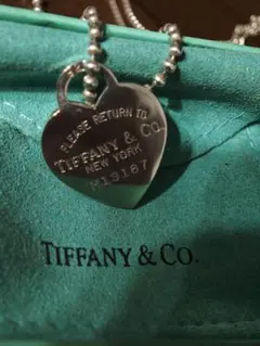 美品 Tiffany リターントゥ 純正ボールチェーン