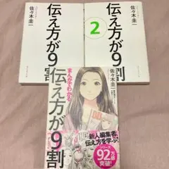 伝え方が9割 3冊セット 佐々木圭一 まんがでわかる
