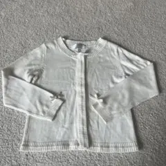 Petite Fleur ホワイトカーディガン 120