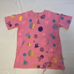 EL RODEO ハンドメイド風 POP柄Tシャツ ゆったりサイズ レディースのサムネイル