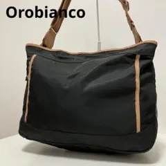 Orobianco ショルダーバッグ ナイロン レザー A4収納可能のサムネイル