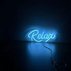 青いネオンライト Relaxのサムネイル