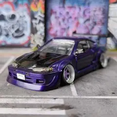 ホットウィールカスタム LBWK ケンメリ ロングノーズ ✩段リム☆トミカ改造 ホットウィールカスタム LBWK ケンメリ ロングノーズ ✩段リム☆トミカ