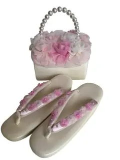 和装　着物　バッグ　草履　下駄　セット　振袖　成人式　結婚式