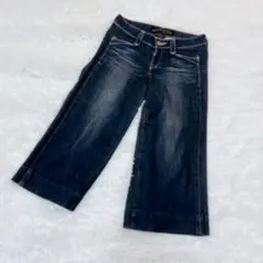 リーバイス/LEVI’S デニム パンツ ジーンズ ダークブルー クロップド丈