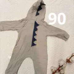 90 ロンパース　怪獣　きょうりゅう　恐竜　ハロウィン　コットン　韓国