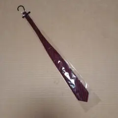 DURBAN ストライプ　ネクタイ　ネイビー✕レッド