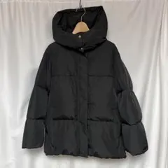 未使用品 NANO universe 25AW 撥水加工 フード ダウンコート黒