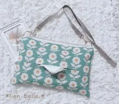 ショルダーティッシュケース バッグ