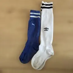 小学校低学年　Puma Umbro サッカーソックス 2足セット
