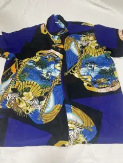 昭和レトロ Hawaiian Shirt トロピカル アロハシャツ