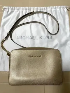 MICHAEL KORS ゴールド ショルダーバッグ