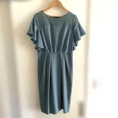 URBAN RESEARCH ROSSO デコルテレースフリルドレス