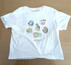 ユニクロ モフサンド Tシャツ 130 半袖 mofusand UT 猫 キッズ