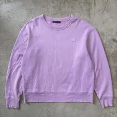 【訳あり激安】Acne Studios フェイスパッチ スウェット ピンク