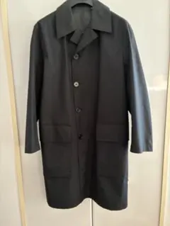 UNIQLO U ステンカラーコート ブラック　ブロックテック