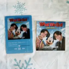 【SALE】DisneyMickey&K&Pジャケットクリアカード/ステッカー