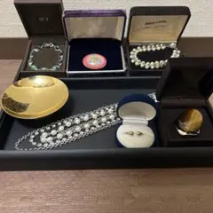 【遺品整理・生前整理品】 アクセサリーセット　金杯　鼈甲のサムネイル