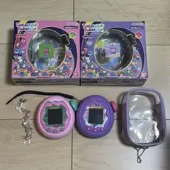 【新品同様・ケース付】たまごっちパラダイス パープルスカイ / ピンクランド