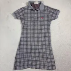 【希少】バーバリーズ ヴィンテージ ポロワンピース ノバチェック ホースロゴ S