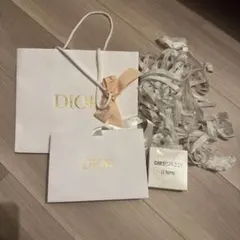 Dior ショップ袋 リボン セット